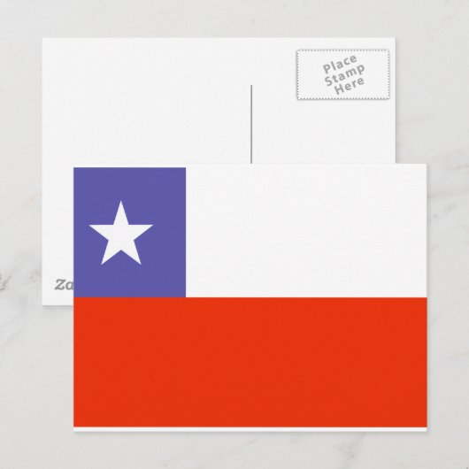 Chile Postkarte (Vorne/Hinten)