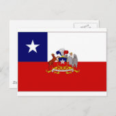 Chile Präsident Flag Postkarte (Vorne/Hinten)