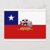Chile Präsident Flag Postkarte (Vorderseite)