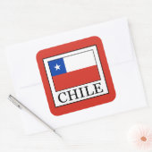 Chile Quadratischer Aufkleber (Umschlag)
