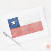 Chile Rechteckiger Aufkleber (Umschlag)