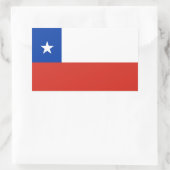 CHILE RECHTECKIGER AUFKLEBER (Tasche)