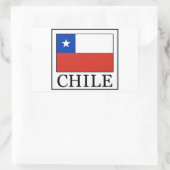 Chile Rechteckiger Aufkleber (Tasche)