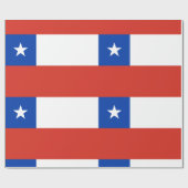 Chile Red White Blue Geschenkpapier (Flach)