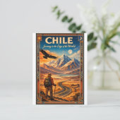 CHILE – Reise an den Rand der Welt Postkarte (Stehend Vorderseite)
