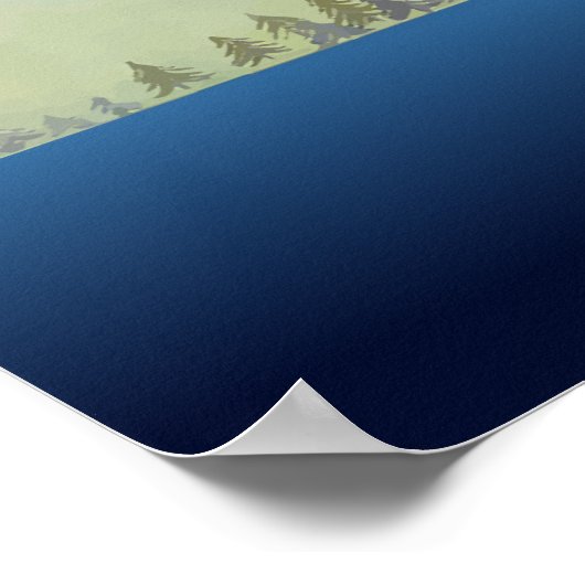 Chile-Reiseplakat Poster (Ecke)