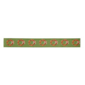 Chile Ristra Kranz Muster Satinband (Vorderseite)