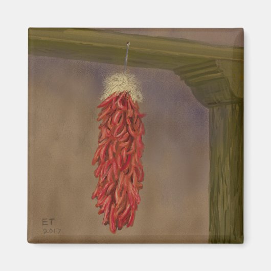 Chile Ristra Magnet (Vorne)