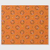 Chile Ristra Wreaths and Peppers All-Over Pattern Geschenkpapier (Flach)