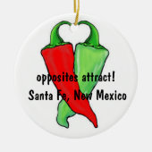 Chile Rot oder Grün? Weihnachtsschmuck der Keramik (Vorne)