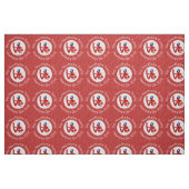 Chile Rote LIEBE Flag Personalisiert Stoff (Fat Quarter (45,7 x 55,9 cm))