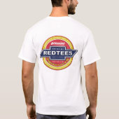 Chile-roter Brand T-Shirt (Rückseite)
