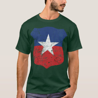 Chile Roundel Flag-Zeichen T-Shirt