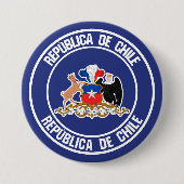 Chile-RundEmblem Button (Vorderseite)