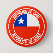 Chile-RundEmblem Button (Vorderseite)
