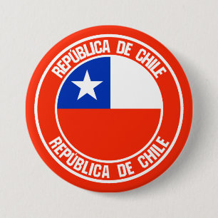 Chile-RundEmblem Button