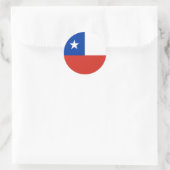 CHILE RUNDER AUFKLEBER (Tasche)
