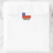 Chile Runder Aufkleber (Tasche)