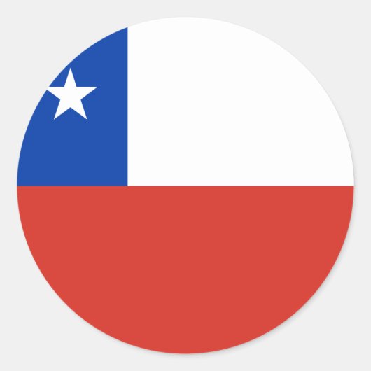 Chile Runder Aufkleber (Vorderseite)