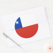 Chile Runder Aufkleber (Umschlag)