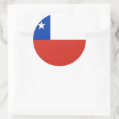 Chile Runder Aufkleber (Tasche)