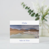 Chile - Salar de Talar Salzflach Postkarte (Stehend Vorderseite)