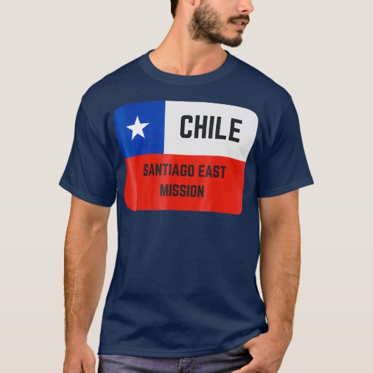 Chile Santiago East LDS Mormon Mission T-Shirt (Vorderseite)