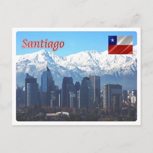 Chile - Santiago - Postkarte (Vorderseite)