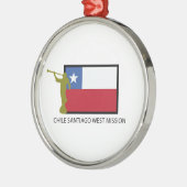 Chile-Santiagowestauftrag LDS CTR Ornament Aus Metall (Links)