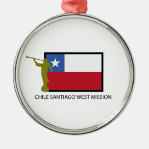 Chile-Santiagowestauftrag LDS CTR Ornament Aus Metall