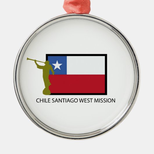 Chile-Santiagowestauftrag LDS CTR Ornament Aus Metall (Vorne)