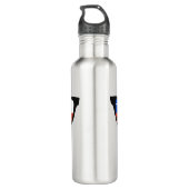 Chile Schattenwasser Edelstahlflasche (Rückseite)