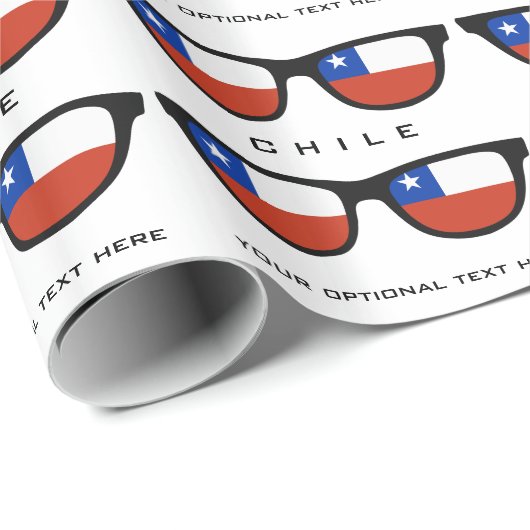 Chile Schüttelt Sondertext- und Farbenverpackung Geschenkpapier (Rolleneckpunkt)