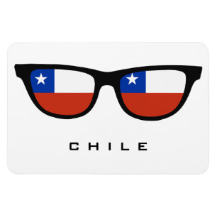 Chile Shades benutzerdefinierte Text- und Farbmagn Magnet