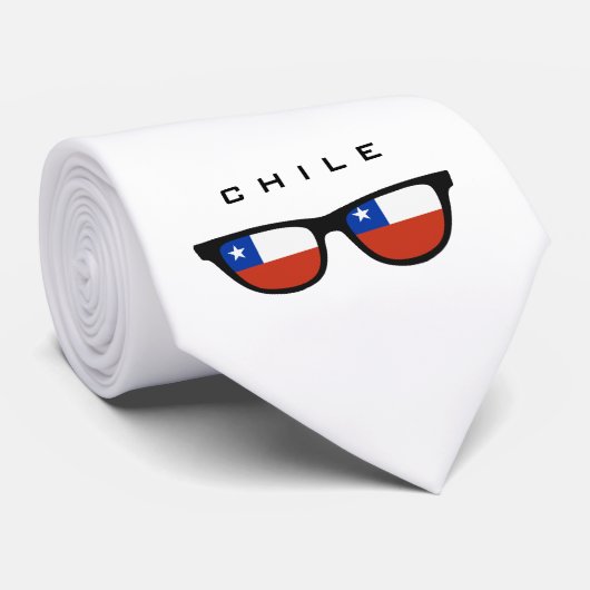 Chile Shades benutzerdefinierte Text und Krawatte  (Gerollt)