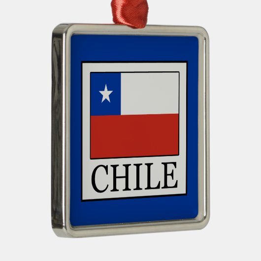 Chile Silbernes Ornament (Rechts)