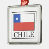 Chile Silbernes Ornament (Links)