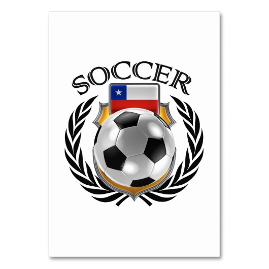 Chile Soccer 2016 Lüftergetriebe Tischnummer (Rückseite)