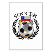 Chile Soccer 2016 Lüftergetriebe Tischnummer (Vorderseite)