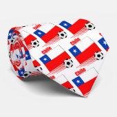 Chile Soccer Team Krawatte (Gerollt)