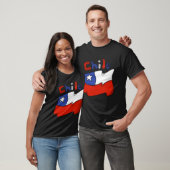 CHILE Special Individualisierbarer Schwarzer Touri T-Shirt (Unisex)