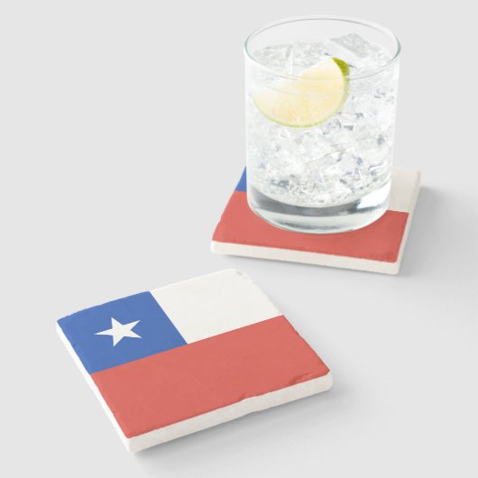 Chile Steinuntersetzer (Seitenansicht)