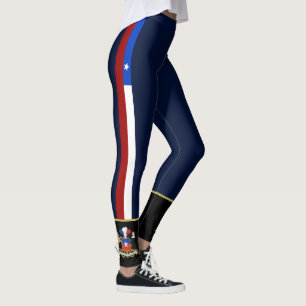 Chile stripes Flagge Leggings