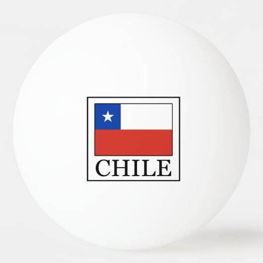 Chile Tischtennisball (Vorderseite)