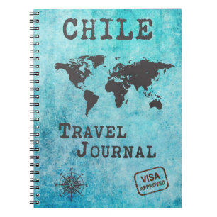 Chile Travel Journal Reiseplaner Notizblock