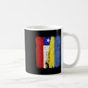 Chile Ukraine Halbflagge Chilenisch Ukrainisches E Kaffeetasse