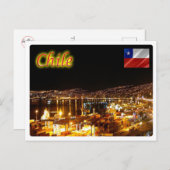 Chile - Valparaiso - Postkarte (Vorne/Hinten)