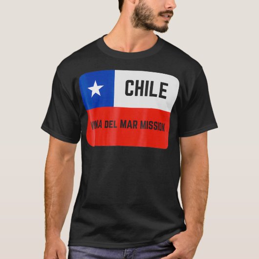 Chile Vina del Mar LDS Mormon Mission T-Shirt (Vorderseite)