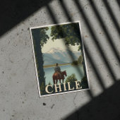 Chile Vintage Travel | Andes Mountain Postkarte