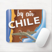 Chile Vintage Travel Poster Mousepad (Mit Mouse)